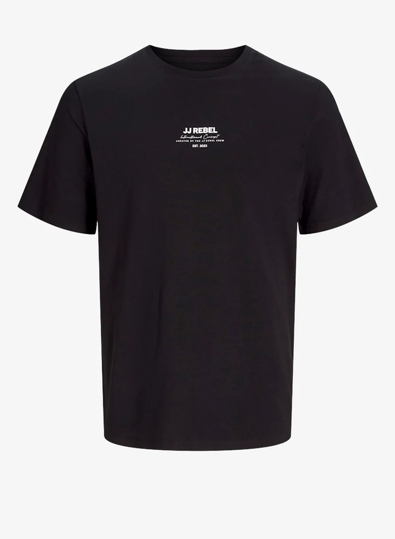 JJ Rebel  Graphic Print Crew Neck T-Shirt for Men | Best Price UAE